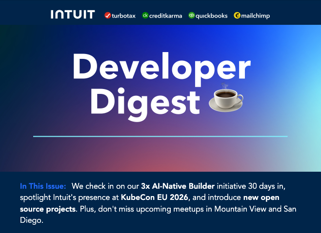 An issue of the Developer Digest newsletter